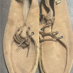 Vans Men's Brown Suede Boat Shoes